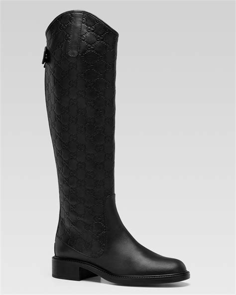 gucci tall flat boots